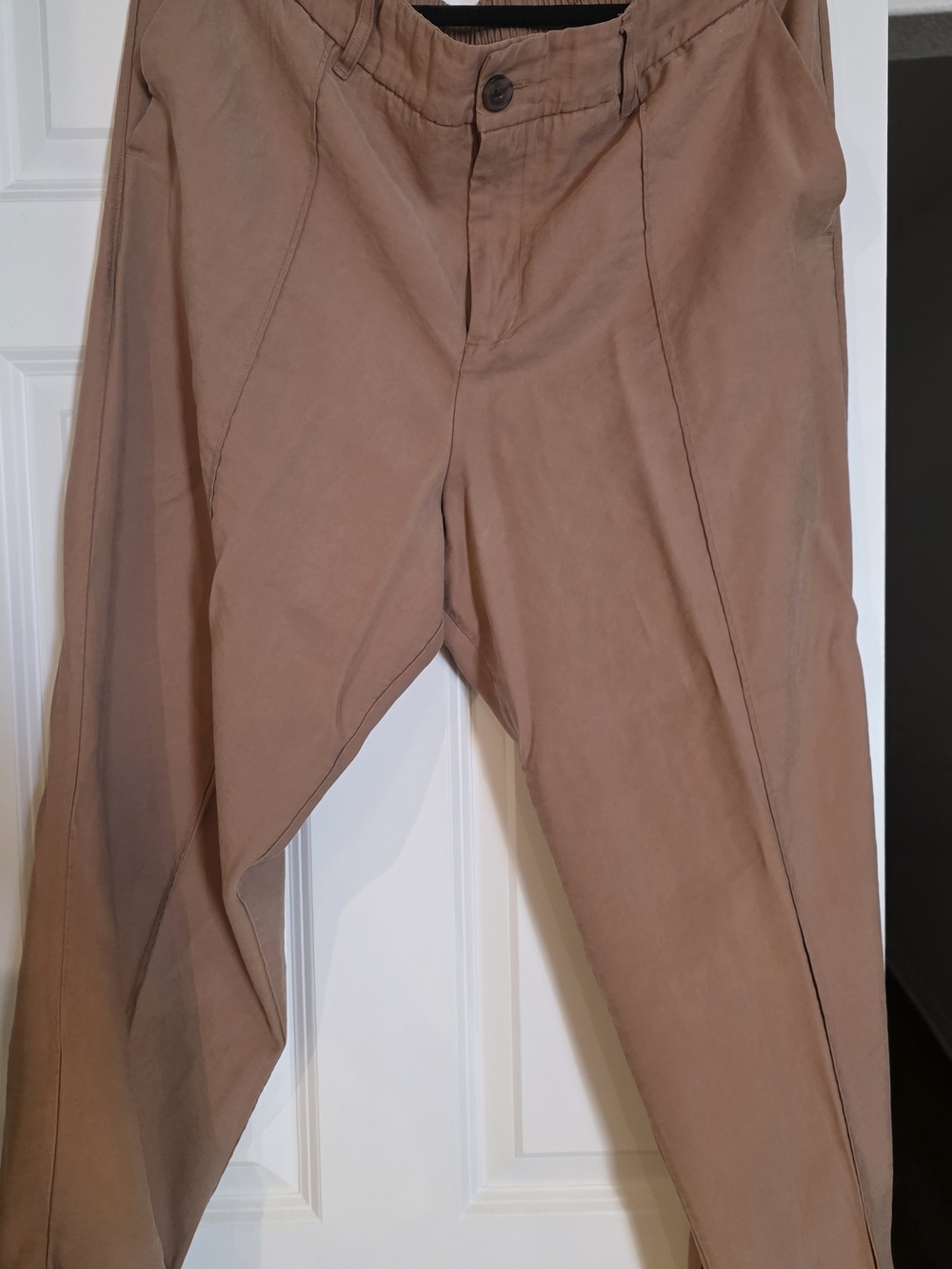 Women's Tan Casual Chino Pants